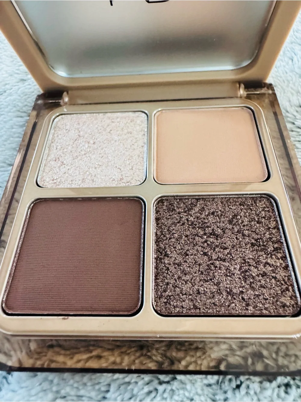 NATASHA DENONA LUXE GLAM COMPACT Quad Eyeshadow Palette Nude Full Size NIB